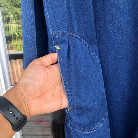Links DenimβJean Blue Dress Casual Size XXL - Picture 5 of 8